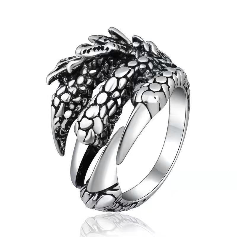 European and American retro skull claw ring, domineering and personalized new trendy ring factory direct sales European and American style