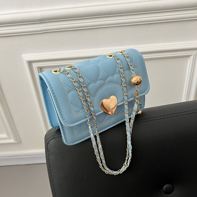 Internet celebrity chain bag for women in autumn and winter, new trendy fashion, versatile crossbody, high-end, stylish, single-shoulder, small square bag