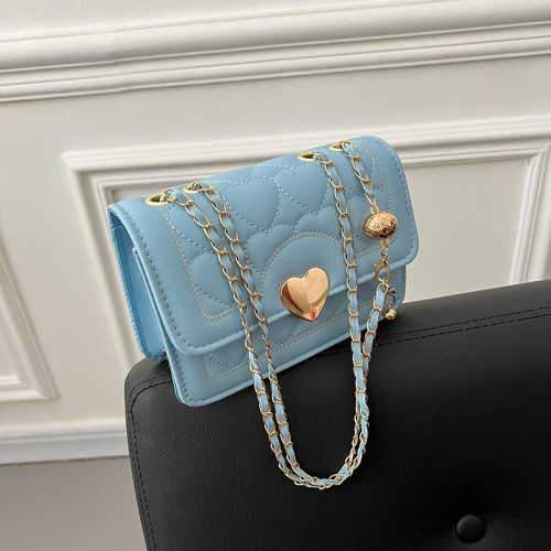 Internet celebrity chain bag for women in autumn and winter, new trendy fashion, versatile crossbody, high-end, stylish, single-shoulder, small square bag