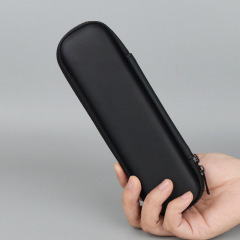 Hard shell multifunctional makeup brush storage bag portable anti-stress black beauty tools makeup brush bag Qingxian pure white