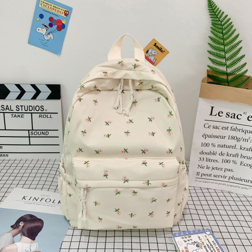 Backpack for women, Japanese ins style, fresh, primary and secondary school bag, Korean version, casual, versatile, summer simple backpack