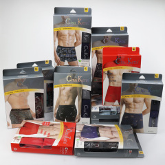 Boxed Men's Underwear 2 Pack Modal Men's Printed Boxer Briefs Men's Youth Underwear
