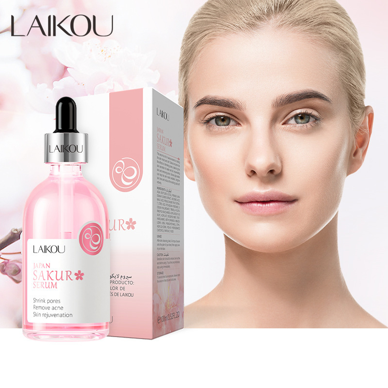 Laiko Japanese Cherry Blossom Essence 100ml Hydrating Moisturizing Essence Original Liquid Facial Care