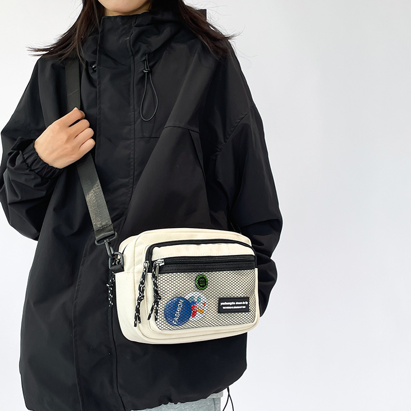 Japanese ins Harajuku trendy brand personality street shooting versatile casual retro small bag Korean version girl student crossbody bag