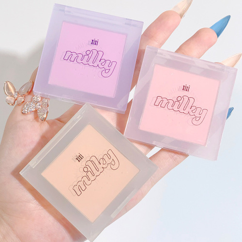 xixi Milk Galaxy Soft Mist Monochrome Blush Palette Matte Vitality Little Orange Nude Makeup Rouge Contour Blush D415