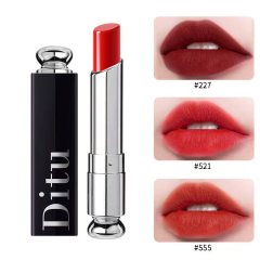 Ditu Ditu feather yarn ultimate velvet lipstick for women, moisturizing, long-lasting, not easy to fade, waterproof matte matte 3g