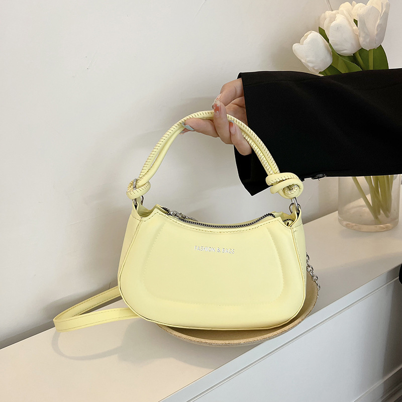 Bags for women summer new style internet celebrity fashion trend women's shoulder armpit bag textured western style crossbody bag