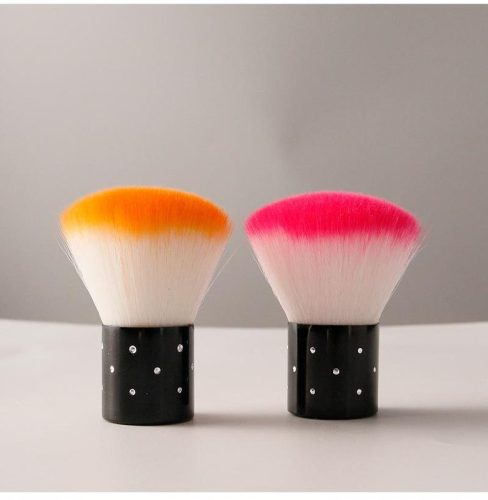 Single electroplated mushroom base makeup brush loose powder brush nail art countertop dust brush beauty supplies nail art brush