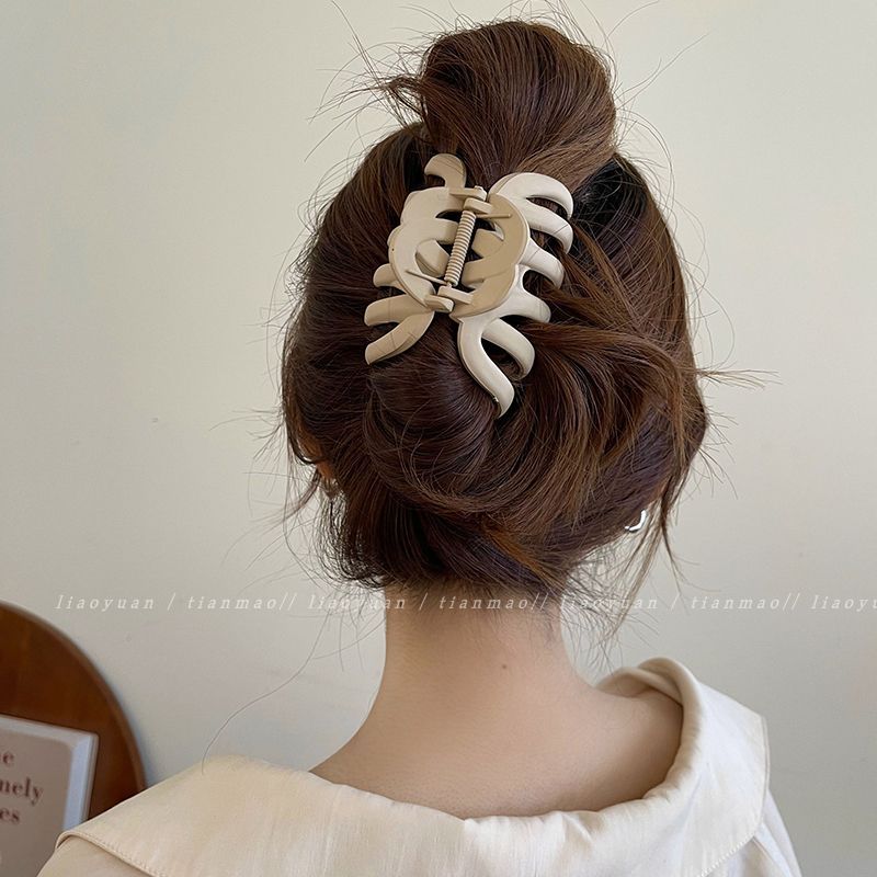 Lazy Style Clip Fashionable Large Ponytail Hair Clip Simple Universal Hair Volume Multiple Clip Women's Fence Hair Accessory