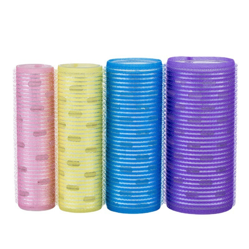 Constant temperature extended aluminum sheet thermal conductive Velcro self-adhesive hair curler fluffy wavy bangs air curling barrel hair curler