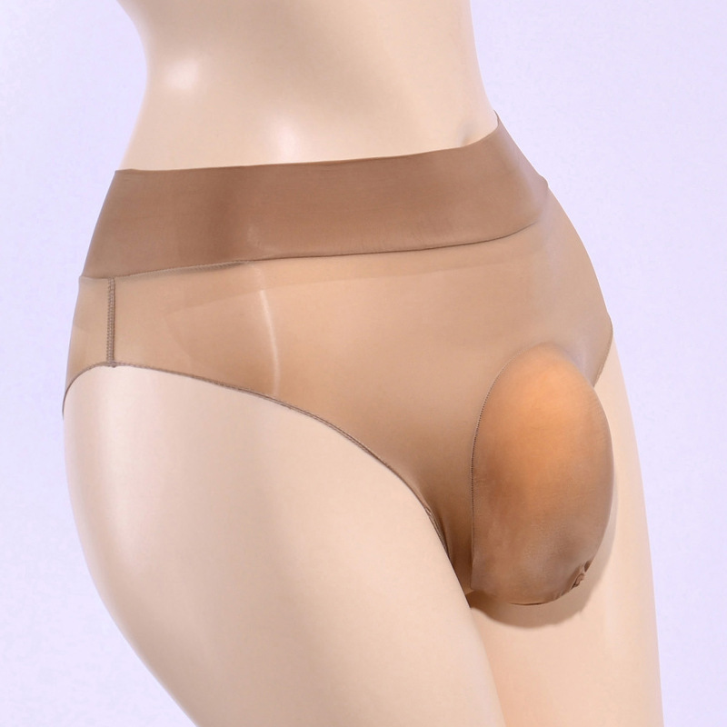 Cross-border Amazon foreign trade oily men's briefs jj set stockings sexy shorts silky touch men's underwear