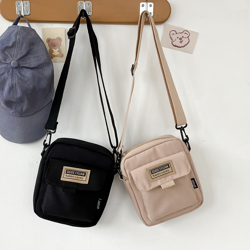 Workwear shoulder bag men's trendy brand casual sports versatile ins trendy men's small bag single shoulder crossbody bag women's shoulder bag backpack
