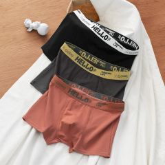 Men's underwear pure cotton loose breathable large size boxer antibacterial youth sports boxer shorts