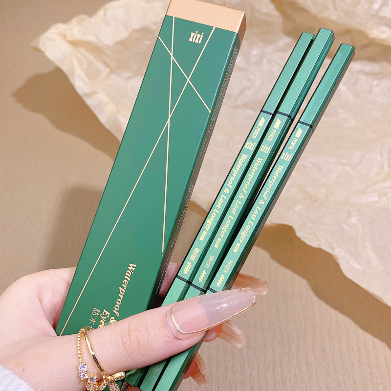 xixi waterproof long-lasting eyebrow pencil, fine head, long-lasting, non-smearing, non-smearing, three-dimensional double-headed eyebrow pencil D-394