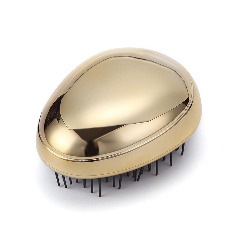 Wholesale electroplating styling comb household air bag comb curly hair massage comb portable grooming brush anti-knot hair smoothing comb