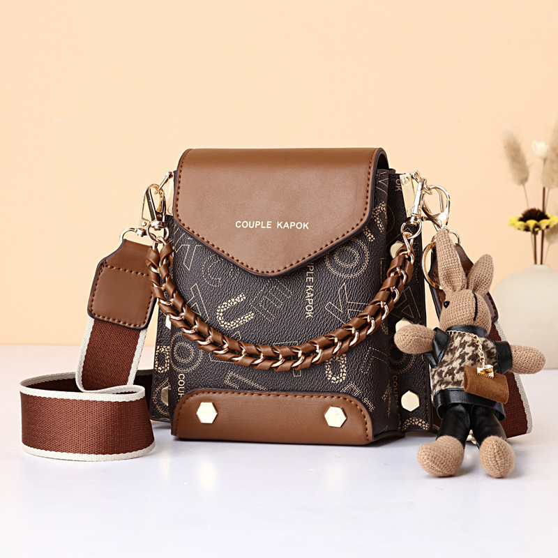 Summer popular mobile phone bag, new style, high-end, fashionable, versatile crossbody bag, stylish shoulder bag, small square bag
