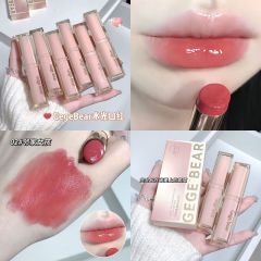 Gege bear light and smooth water gloss lipstick, water gloss moisturizing, whitening, not easy to stick to the cup and long-lasting makeup lip gloss for women