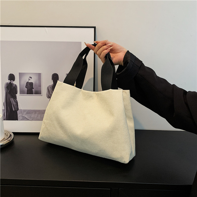Tote bag, simple shoulder handbag, bucket, large capacity, Japanese trendy girl, gentle bag, trendy