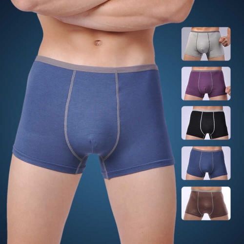 New men's underwear, breathable, hip-lifting, sexy U-shaped sac bag design, boxer briefs, mid-rise modal, large size pants