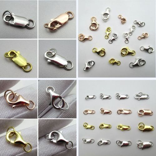 925 silver pearl necklace buckle tower buckle sterling silver lobster buckle drip buckle square buckle connecting buckle head buckle buckle diy accessories