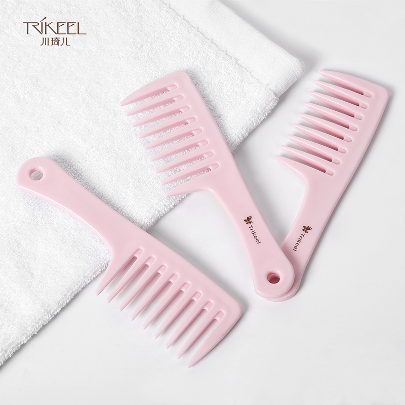 Chuanqi'er large wide-tooth comb large-tooth comb perm comb curly hair barber shop same style home thickened hair comb