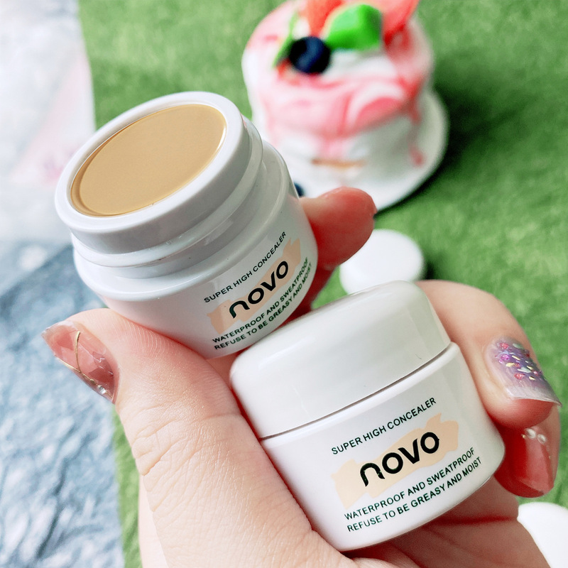 NOVO5373 high-definition bright and clear concealer, naturally smooth and compliant, waterproof and sweat-proof texture, moisturizing and long-lasting