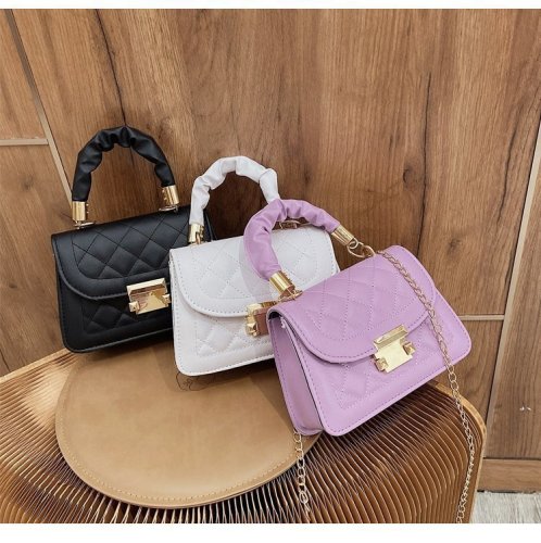 Summer small fresh bag women's fashion new trendy Korean style single shoulder crossbody small bag chain handbag
