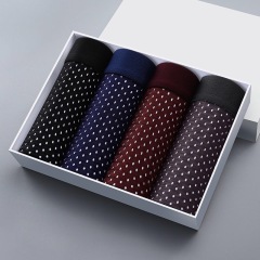 Ice silk men's underwear mesh U convex modal men's boxer shorts summer fashion men's underwear