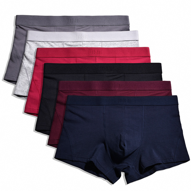 European and American underwear men's high-end cotton loose breathable large size boxer briefs underwear