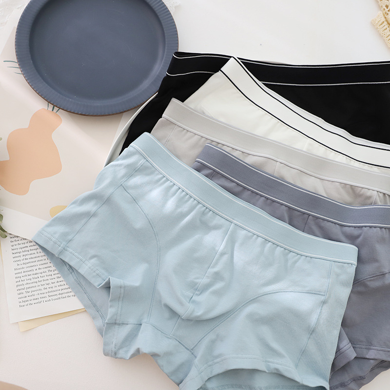 NS015 widened legs, three-dimensional cut, men's cotton underwear that does not tighten the legs, new pure cotton men's corners, simple