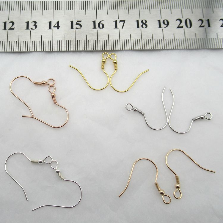 S925 sterling silver ear hook women's earring hook silver ear hook with earrings handmade DIY accessories earrings material