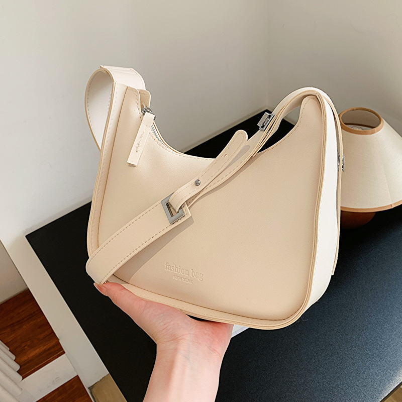 Fashionable and stylish small bag 2024 new simple retro armpit bag versatile one-shoulder cross-body commuter women's bag wholesale