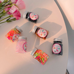 Portable mini can hair rope disposable rubber band does not hurt hair girls headwear baby headband basic hair accessories