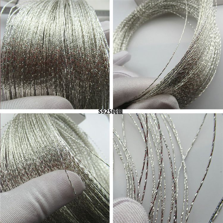 s925 sterling silver turned silver wire silver wire inlay lace wire jewelry processing experience filigree wire
