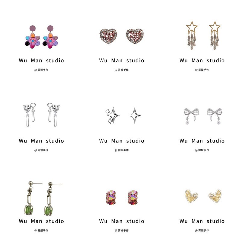 Geometric pearl earrings with niche design, personalized and versatile, trendy earrings, stud earrings, fashionable and fresh earrings