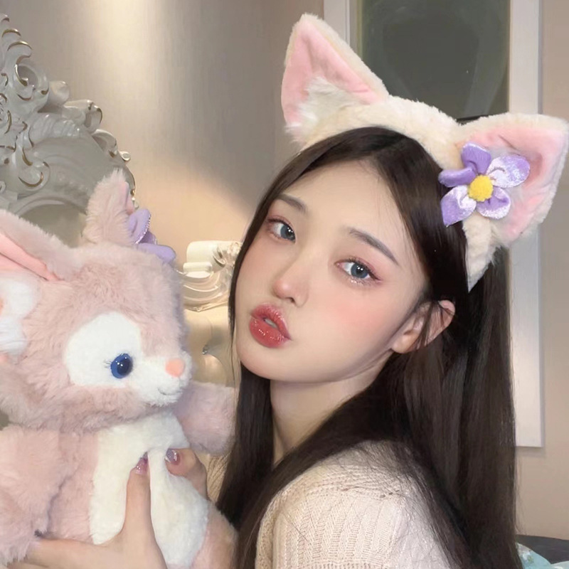Lena Belle headband female cute cat ears hair accessories rabbit hairpin Lena Belle hairband hairpin face wash headwear