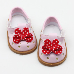 18 inch Shafu doll ear princess shoes doll toy cartoon polka dot shoes