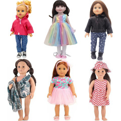 18-inch American toy doll clothes set cute dress swimsuit fashion for children 48 cm tall