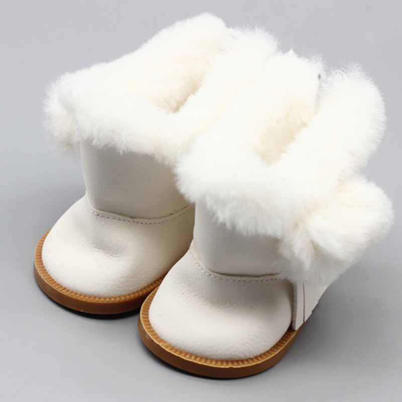 Shafu Doll Snow Boots 18-inch Doll Raw Edge Dressing Boots American Doll Color Shoes Doll Toy