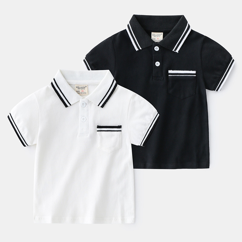 Boys T-shirt summer POLO shirt baby short-sleeved Korean style children's summer style children's top