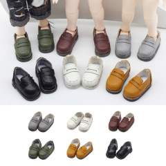 ob11/ 12 points BJD baby shoes Jasmine Meijie pig doll toy doll leather shoes DOD body student shoes
