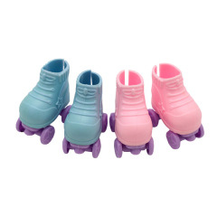 14.5 inch cotton doll 1/6 BJD doll shoes Milu EXO star doll toy skates 5*2.8cm