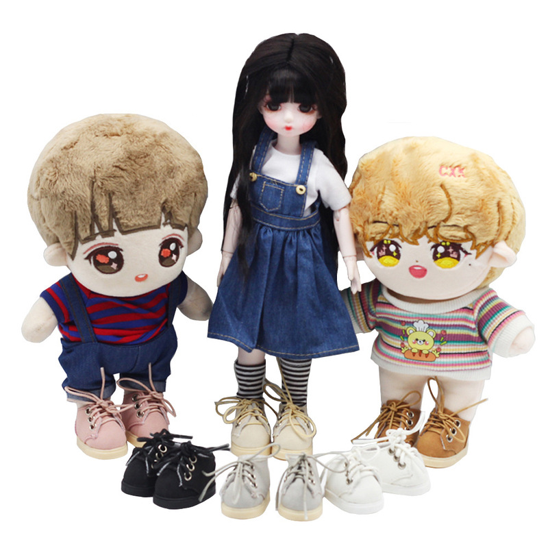 15-20cm cotton doll shoes 6 points bjd toy doll shoes boots big toe shoes 4.8*2.8cm
