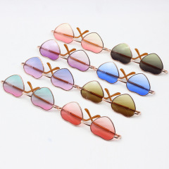 EXO Doll Glasses Shafu Doll Color Gradient Heart Shape Glasses Fashion Rag Doll Glasses