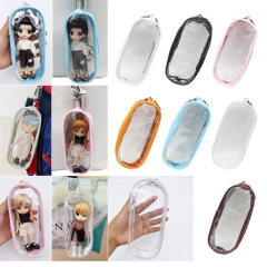 Mini transparent bag can hold ob11/12 points bjd doll DOD gift bag walking bag travel bag baby clothes and shoes