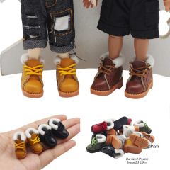 ob11 Mejie Pig GSC 12 points BJD baby shoes Jasmine baby clothes toy shoes DODbjd accessories fur-edge boots
