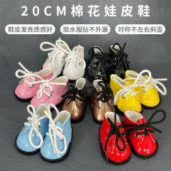 20cm cotton doll shoes leather rope fat body 30cm doll shoes 5.5cmbjd shoes mi exposed toy accessories