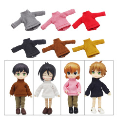 ob11 baby clothes turtleneck sweatshirt molly baby clothes shoes 12 points bjd doll clothes GSC body round clothes