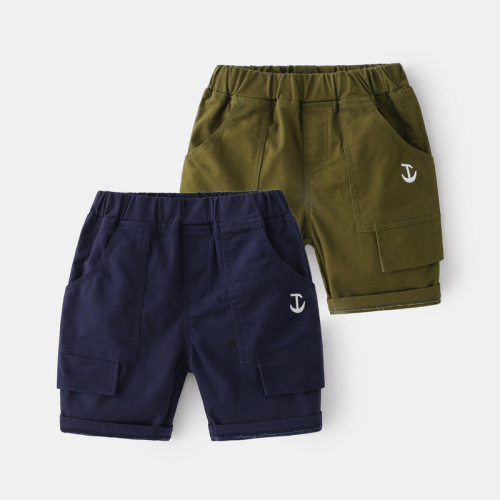 Summer thin casual shorts for boys, Korean style fashionable children's shorts, comfortable and soft children's cotton pants