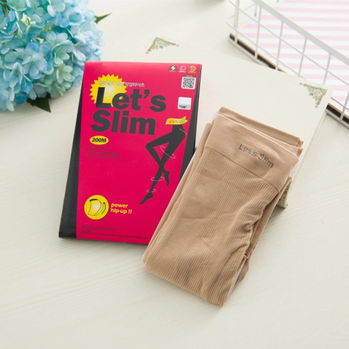 Korean slimming leg socks 200M black skin two-color pressure socks slimming beautiful legs shaping bottoming stockings slimming leg socks pressure pants